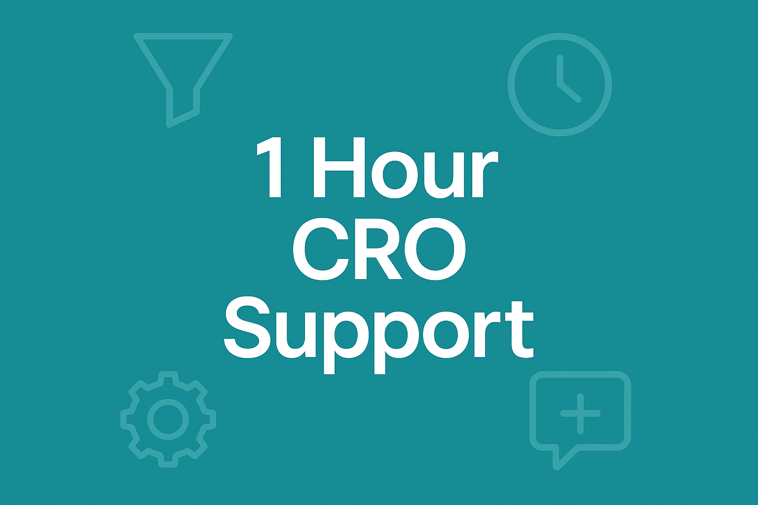 1 Hour CRO Support product image