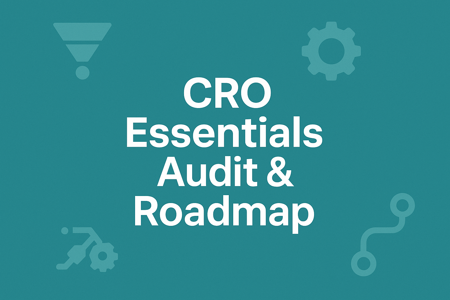 CRO Essentials Audit & Roadmap product image