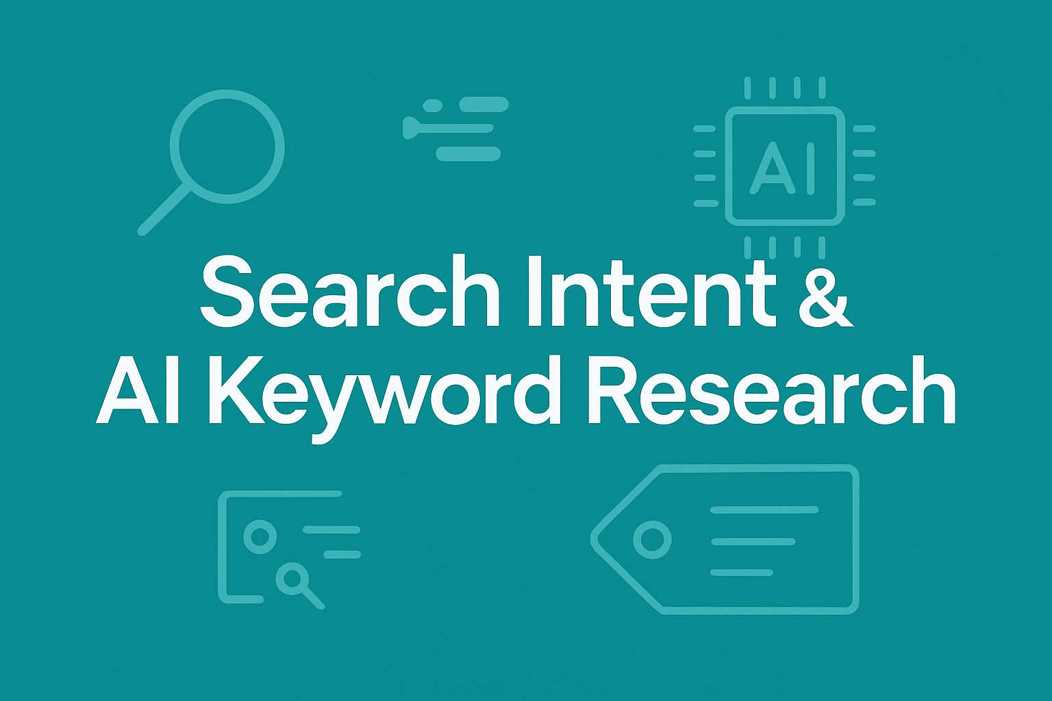 Search Intent & AI Keyword Research product image